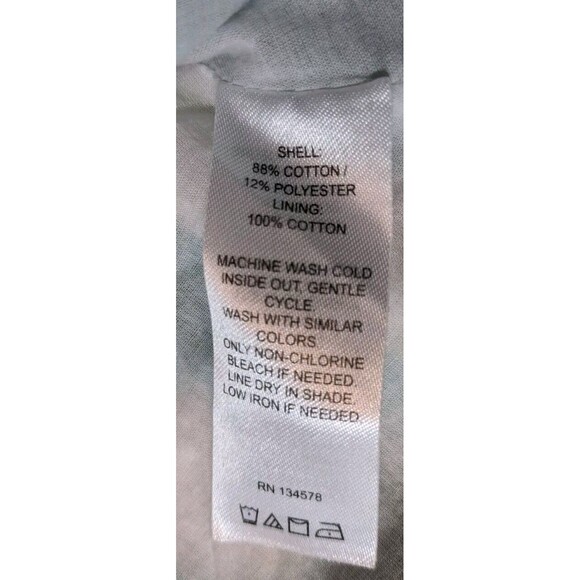 Vineyard Vines IKAT Dress Green White Size 2 - Picture 6 of 8